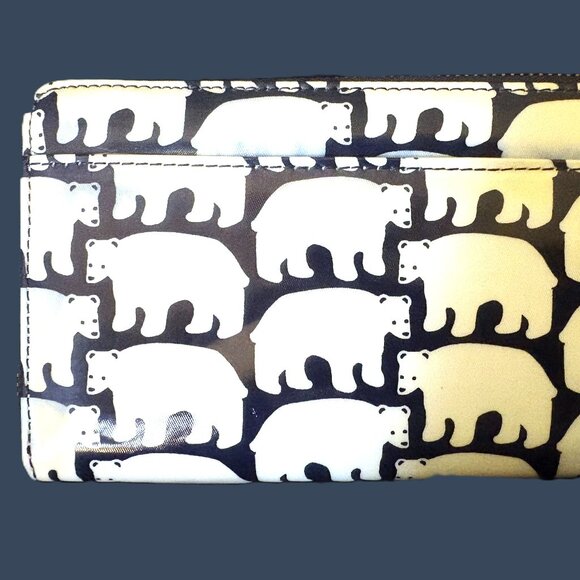 Kate Spade Daycation Polar Bear Continental Wallet Gold Hardware NWOT - Picture 10 of 12